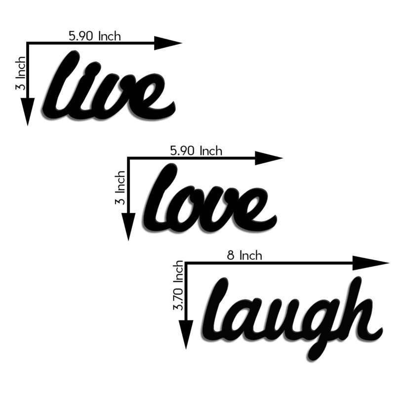 Live Love Laugh Wall Decor