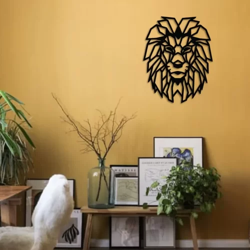 lion face wall decor