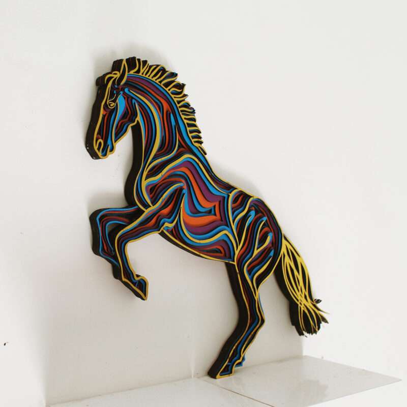Horse 3d wall art