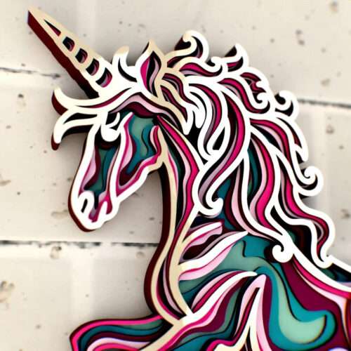 unicorn mandala art