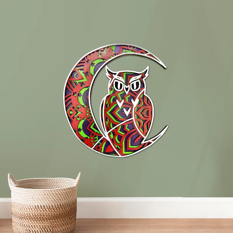 Owl Multilayred wall art