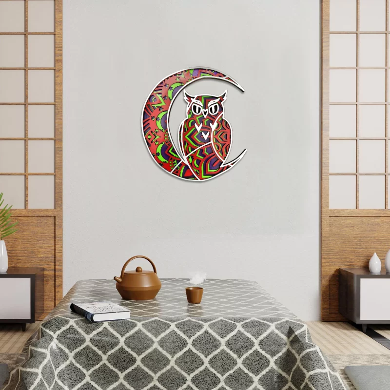 Owl Mandala Wall Art Decor