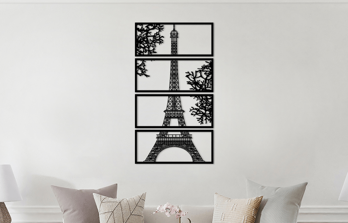 effiel tower wall art