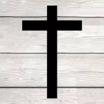 Wooden Hanging Cross for Wall Decor