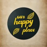 Our Happy Place Hanging Wall Art