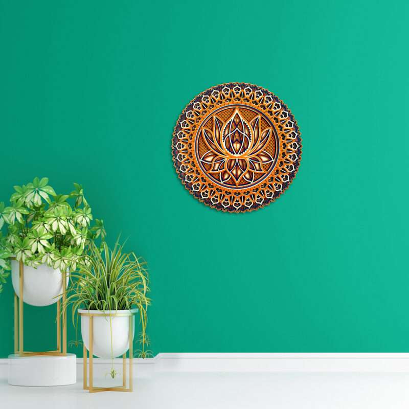 Lotus Multilayer Wall Art